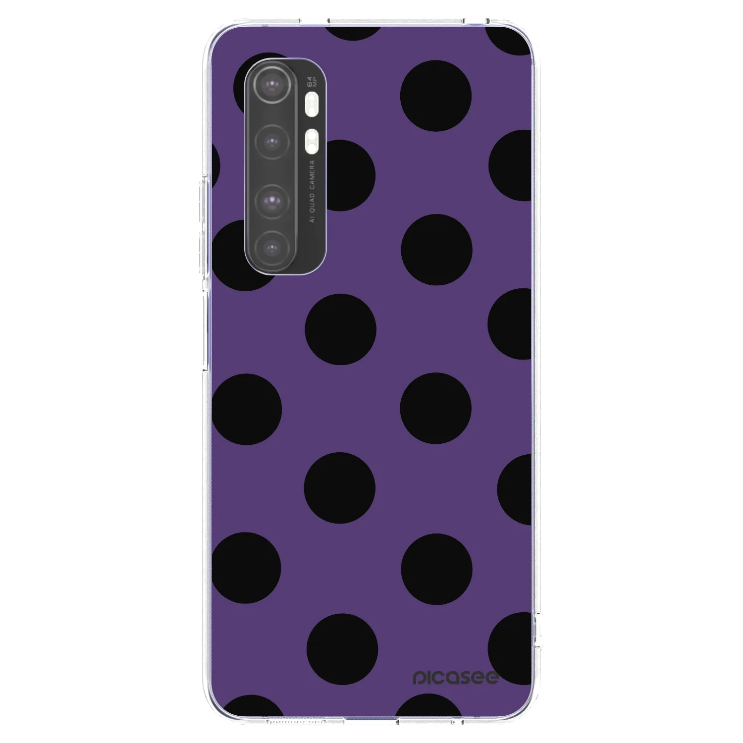 Picasee silikonski prozorni ovitek za Xiaomi Mi Note 10 Lite - Big flickers 2