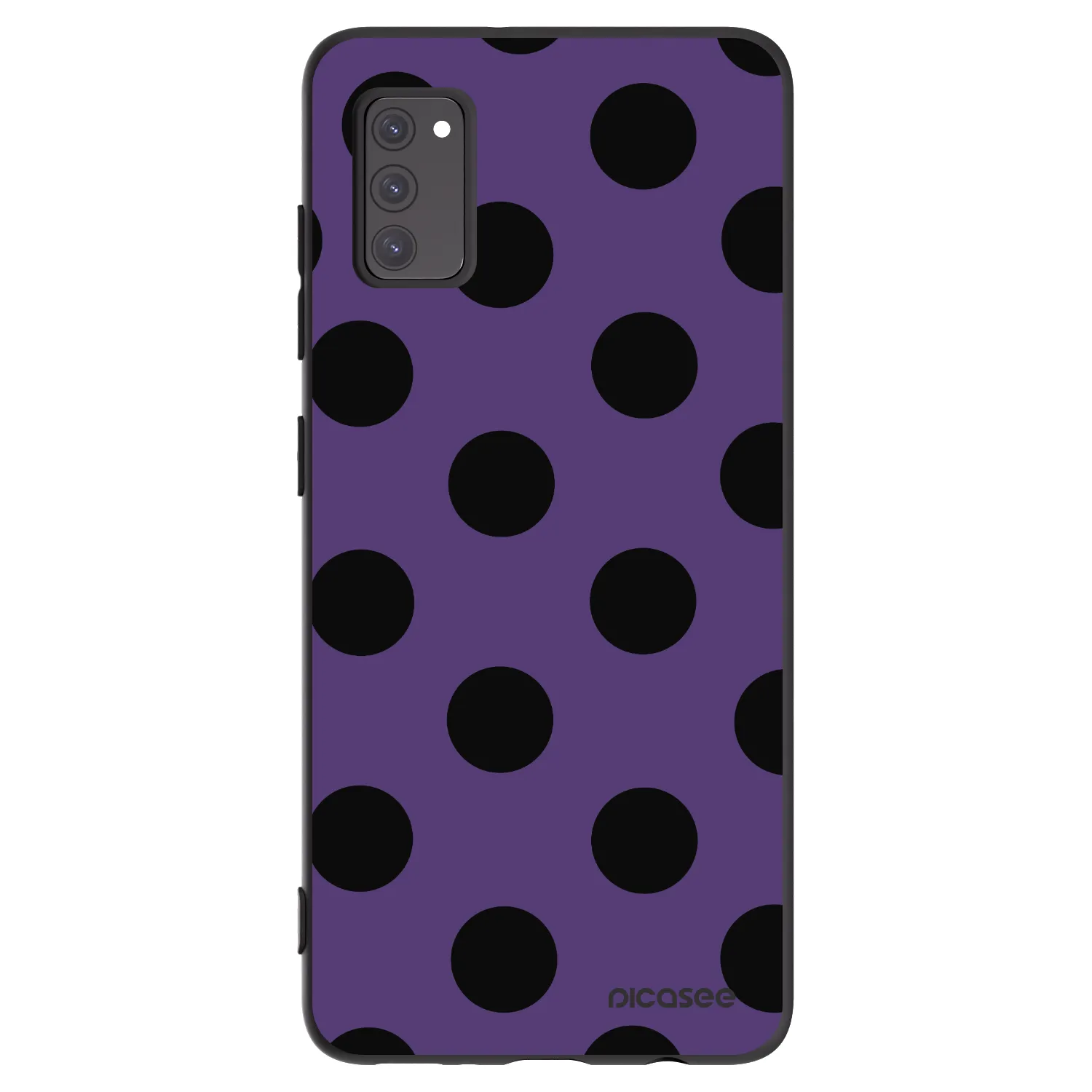 Picasee silikonski črni ovitek za Samsung Galaxy A41 A415F - Big flickers 2