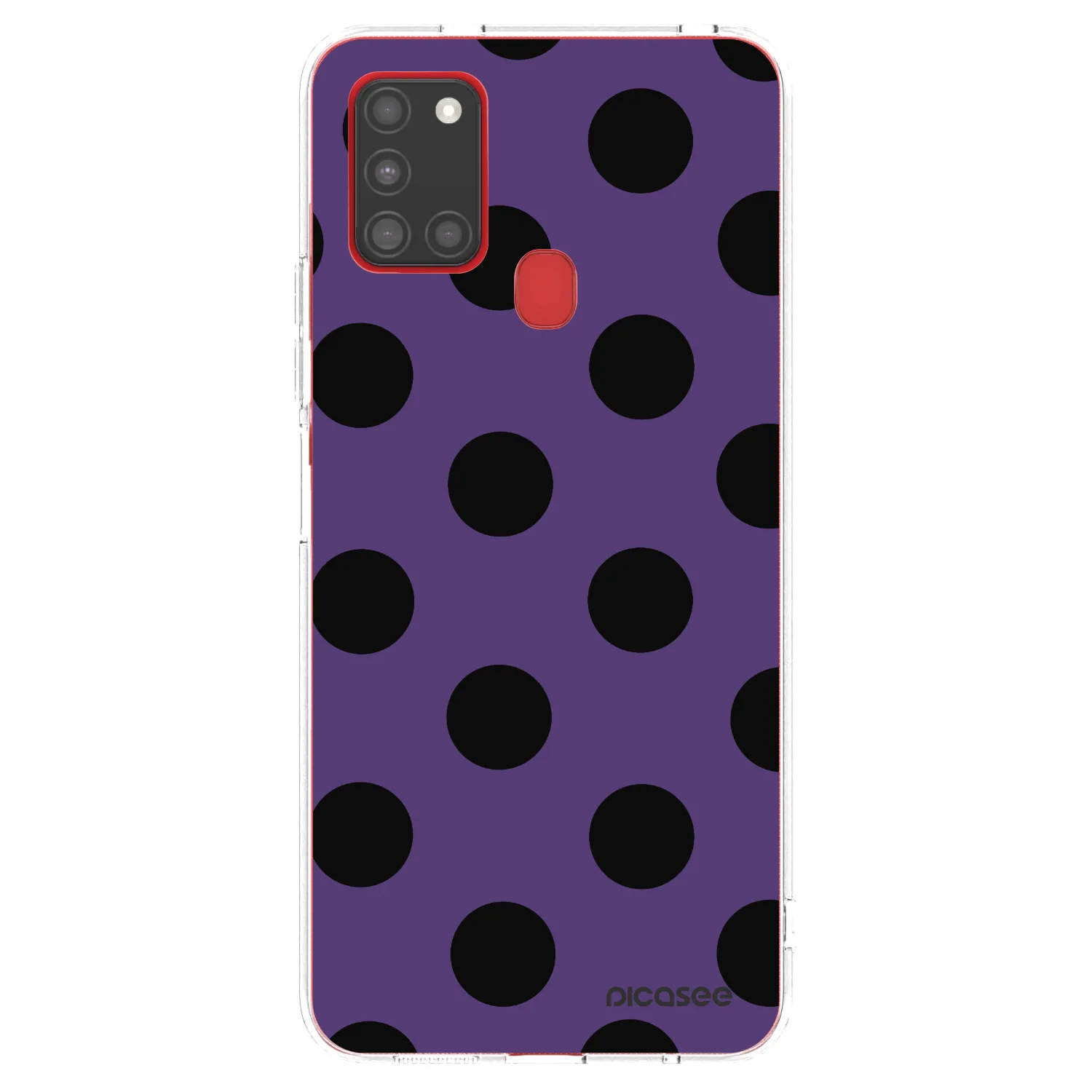 Picasee silikonski prozorni ovitek za Samsung Galaxy A21s - Big flickers 2