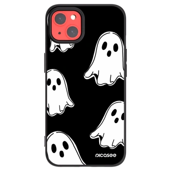 Picasee silikonski črni ovitek za Apple iPhone 13 - Black ghosts