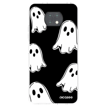 Picasee silikonski prozorni ovitek za Xiaomi Redmi Note 9T - Black ghosts