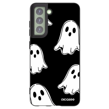 Picasee silikonski črni ovitek za Samsung Galaxy S21 FE 5G - Black ghosts