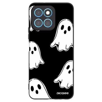 Picasee silikonski črni ovitek za Honor X8 5G - Black ghosts