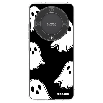 Picasee silikonski prozorni ovitek za Honor Magic5 Lite 5G - Black ghosts