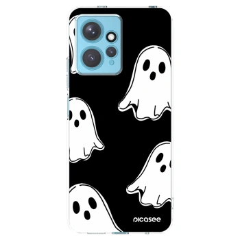 Picasee silikonski prozorni ovitek za Xiaomi Redmi Note 12 4G - Black ghosts