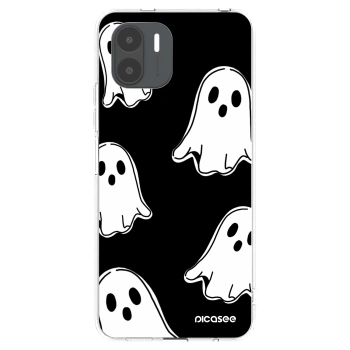 Picasee silikonski prozorni ovitek za Xiaomi Redmi A2 - Black ghosts