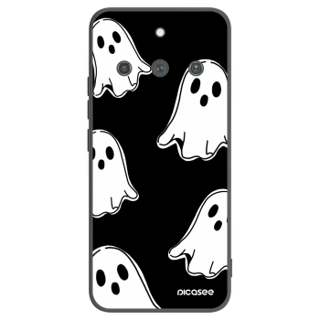 Picasee silikonski črni ovitek za Realme 11 Pro+ - Black ghosts