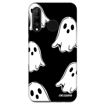 Ovitek za Huawei P30 Lite - Black ghosts