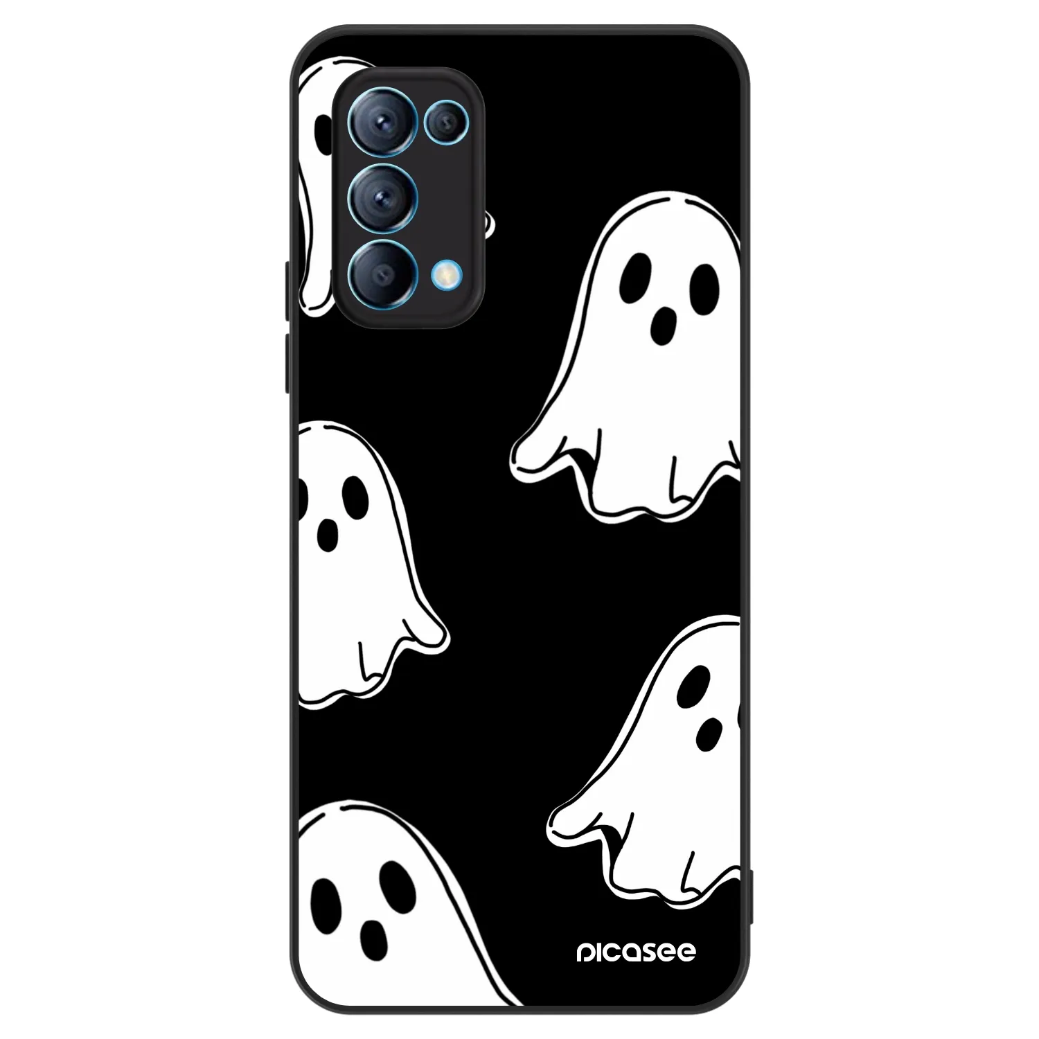 Picasee ULTIMATE CASE za OPPO Reno 5 5G - Black ghosts