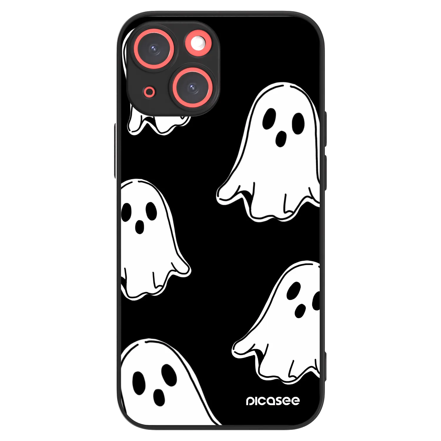 Picasee ULTIMATE CASE MagSafe za Apple iPhone 13 mini - Black ghosts