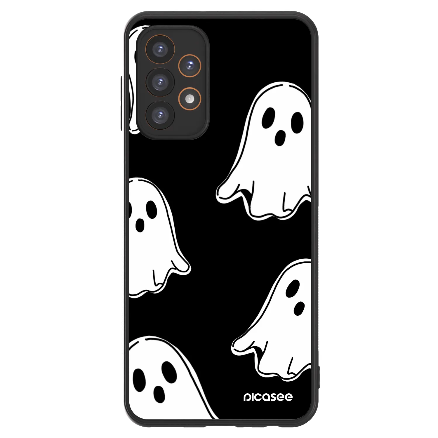 Picasee ULTIMATE CASE za Samsung Galaxy A23 A235F 4G - Black ghosts