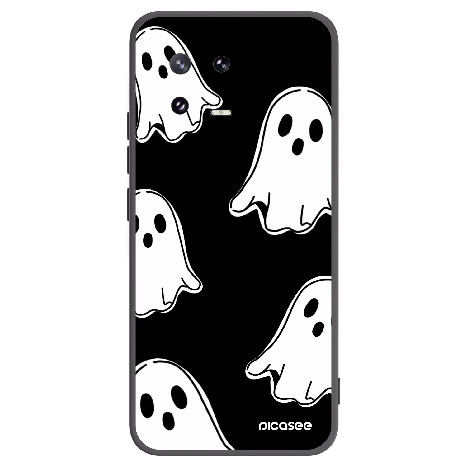 Picasee silikonski črni ovitek za Xiaomi 13 Pro - Black ghosts