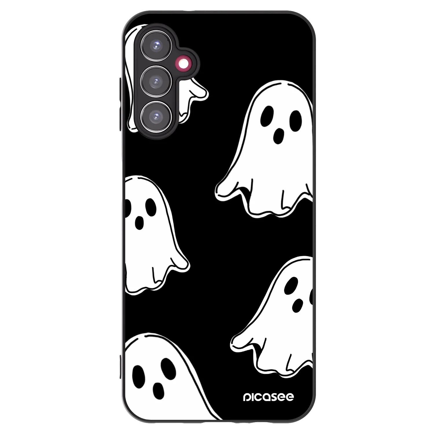 Picasee silikonski črni ovitek za Samsung Galaxy A14 5G A146P - Black ghosts