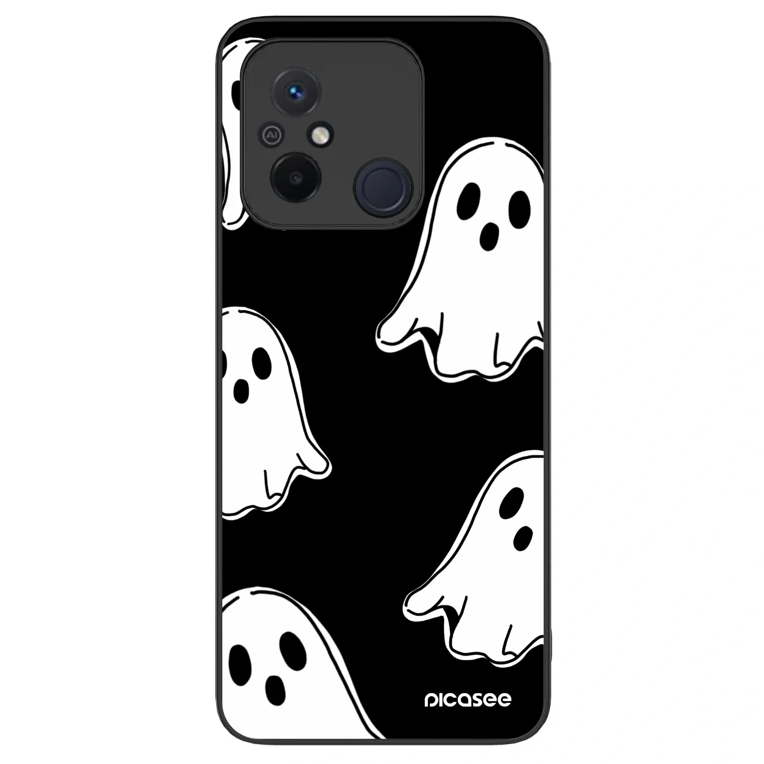 Picasee ULTIMATE CASE za Xiaomi Redmi 12C - Black ghosts