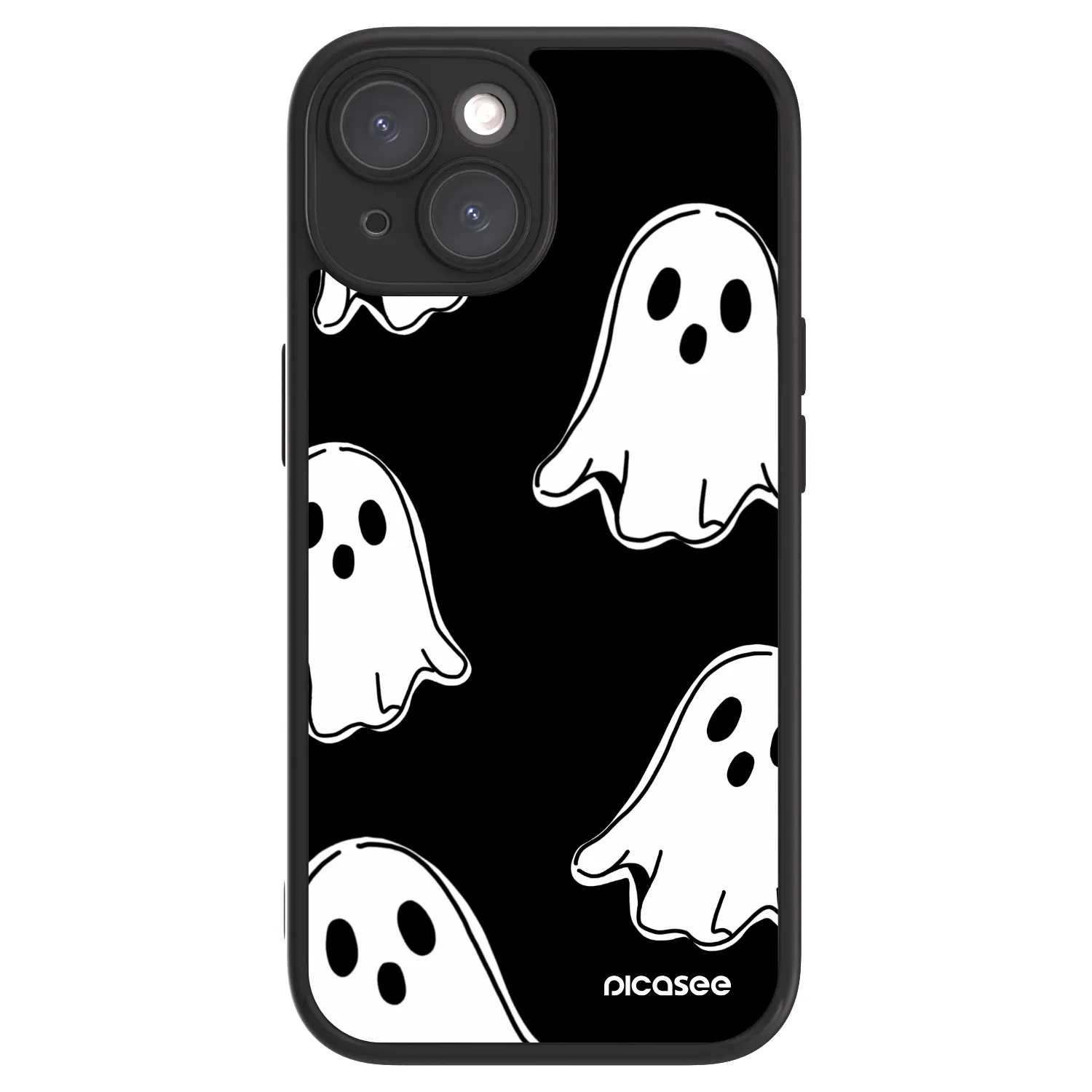 Picasee ULTIMATE CASE za Apple iPhone 15 - Black ghosts