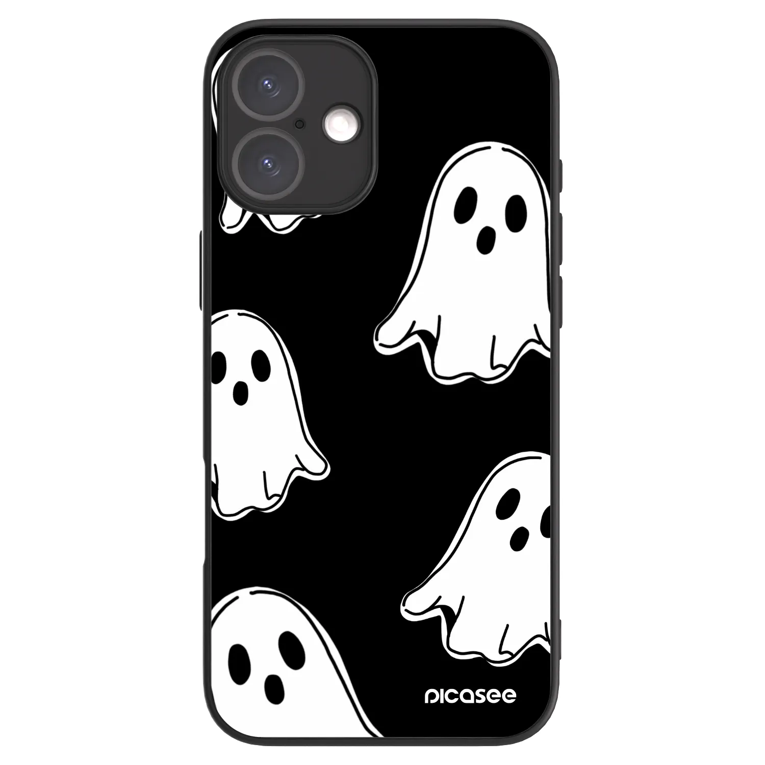 Picasee ULTIMATE CASE MagSafe za Apple iPhone 16 Plus - Black ghosts