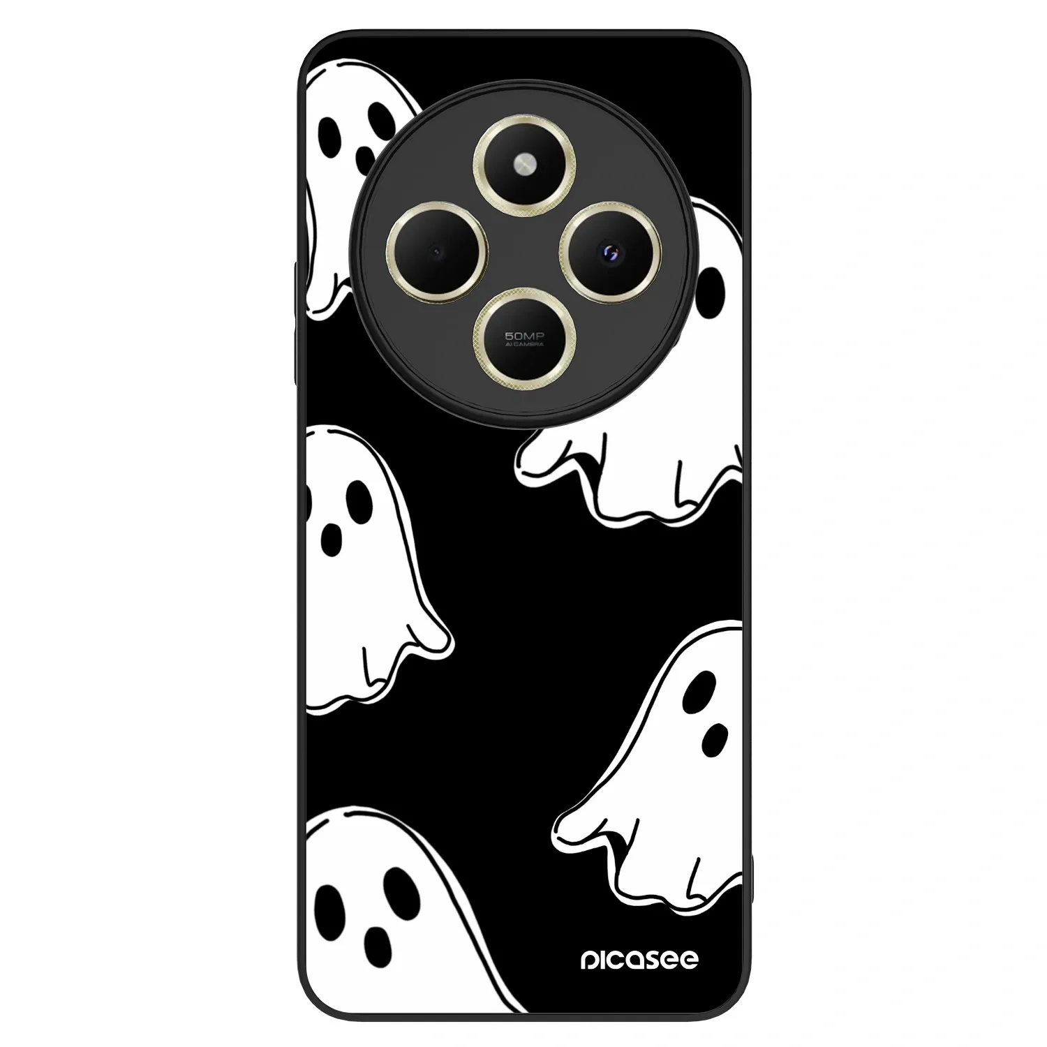 Picasee ULTIMATE CASE za Xiaomi Redmi 14C - Black ghosts