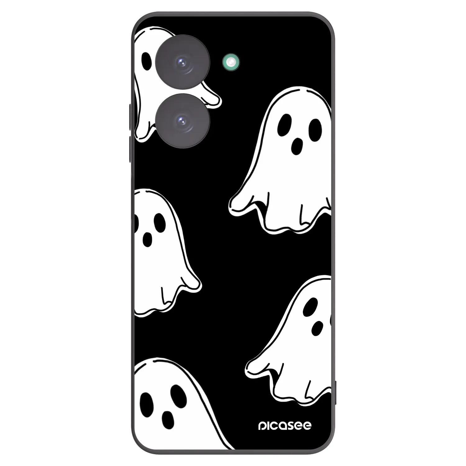 Picasee silikonski črni ovitek za Xiaomi Redmi A5 - Black ghosts