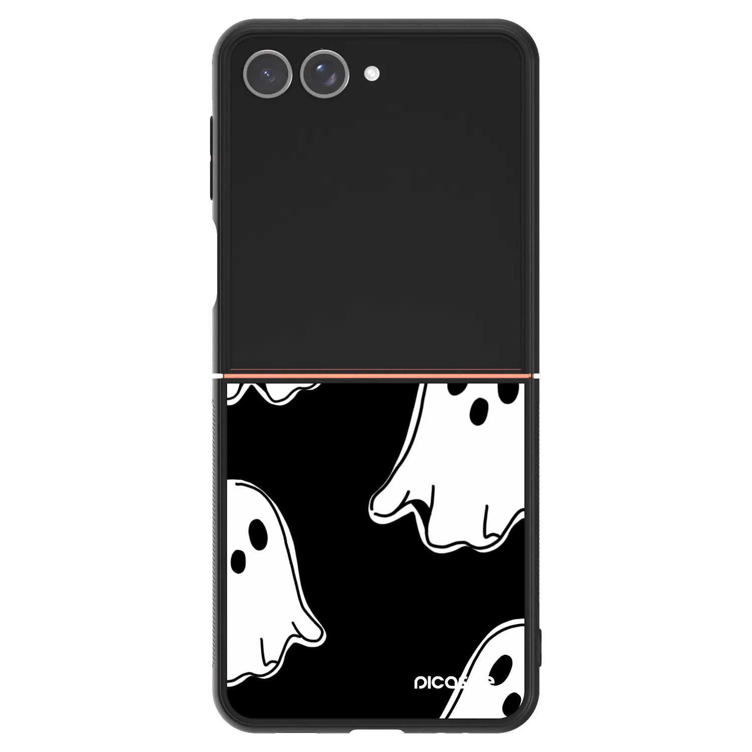 Picasee ULTIMATE CASE za Samsung Galaxy Z Flip7 5G - Black ghosts