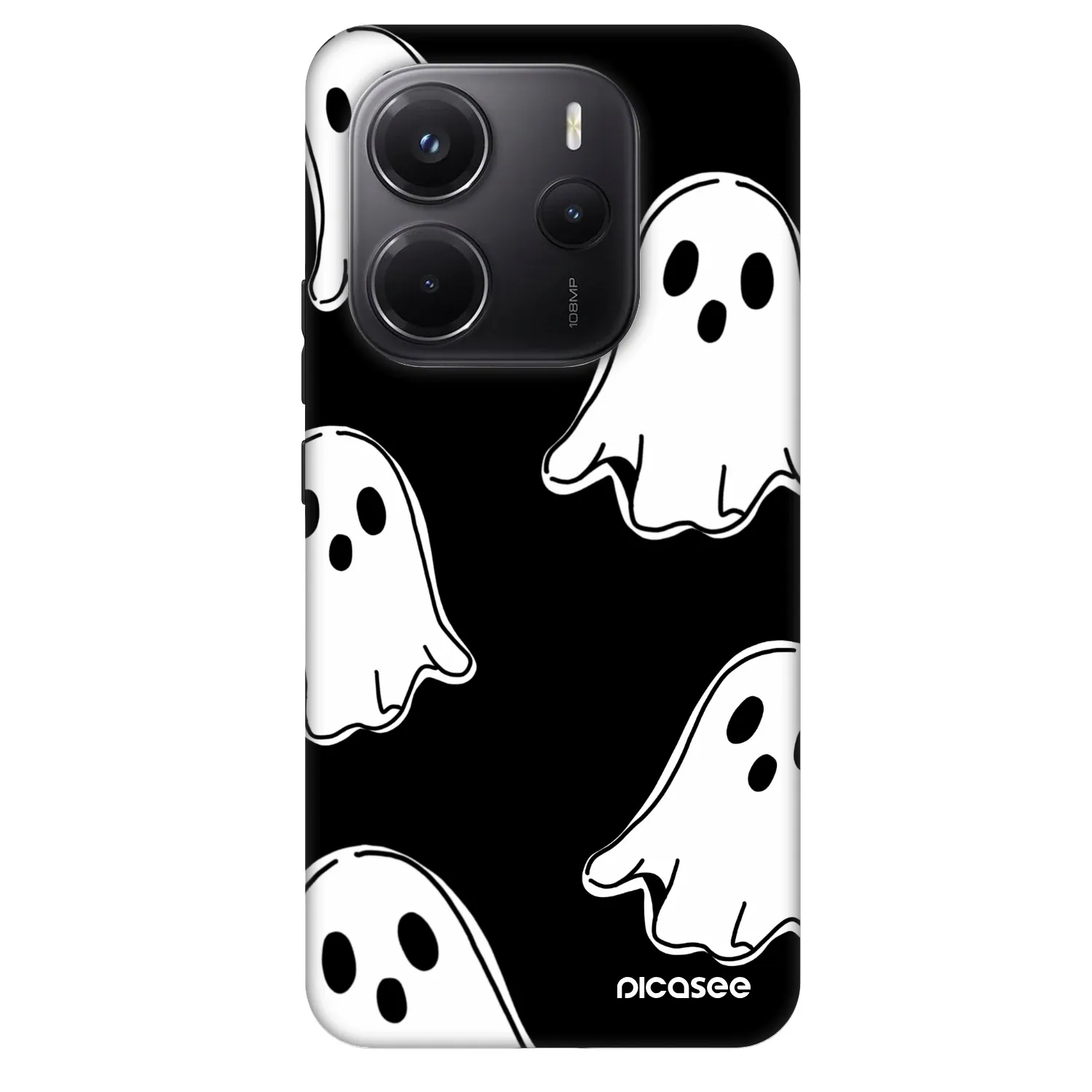 Picasee Fashion Case za Xiaomi Redmi Note 14 5G - Black ghosts