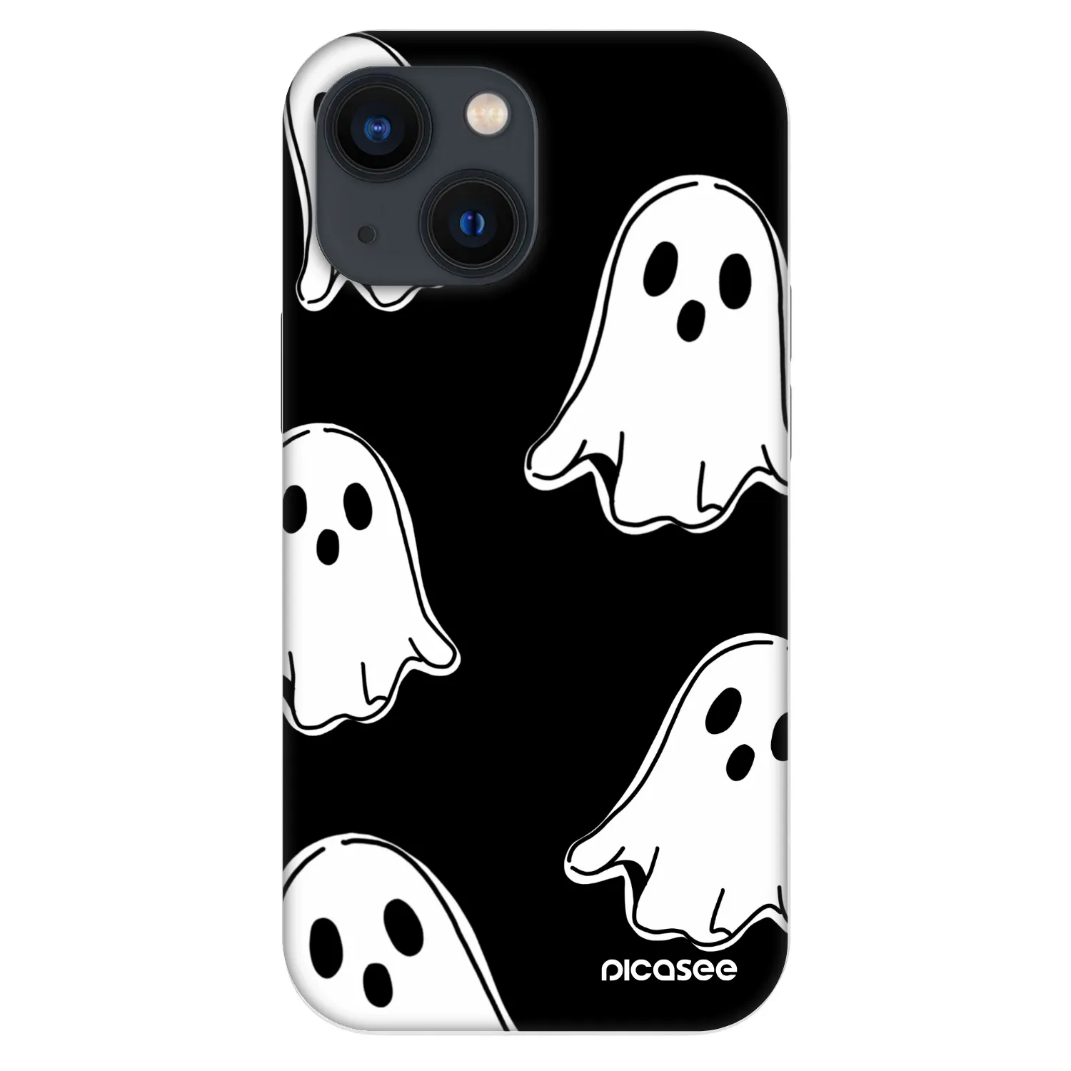 Picasee Fashion Case za Apple iPhone 13 mini - Black ghosts