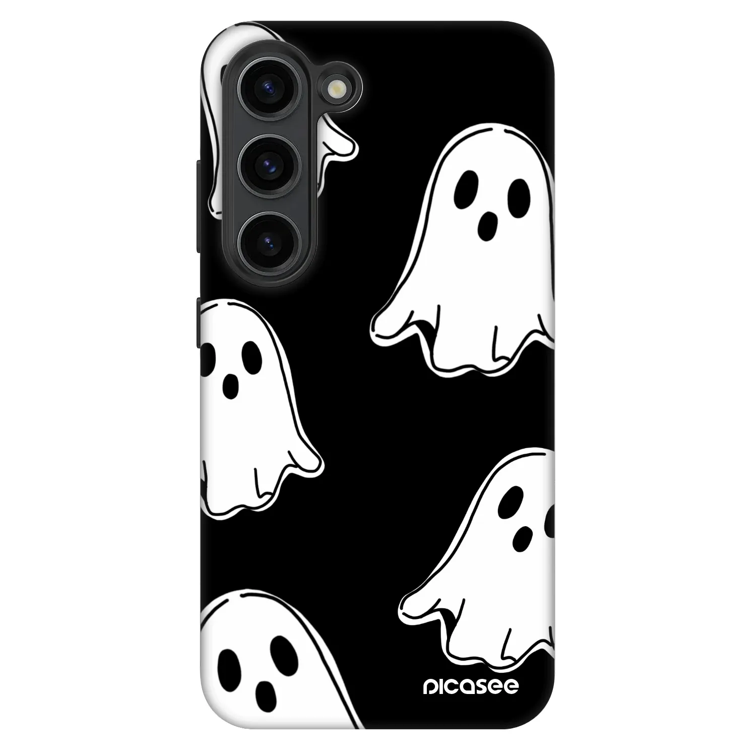 Picasee Fashion Case za Samsung Galaxy S23+ 5G - Black ghosts