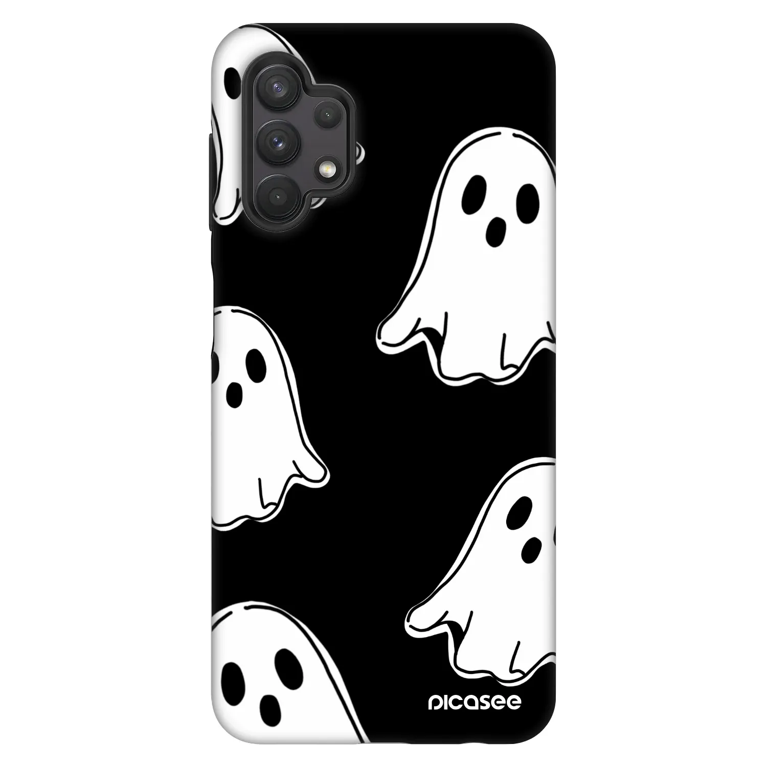 Picasee Fashion Case za Samsung Galaxy A32 5G A326B - Black ghosts