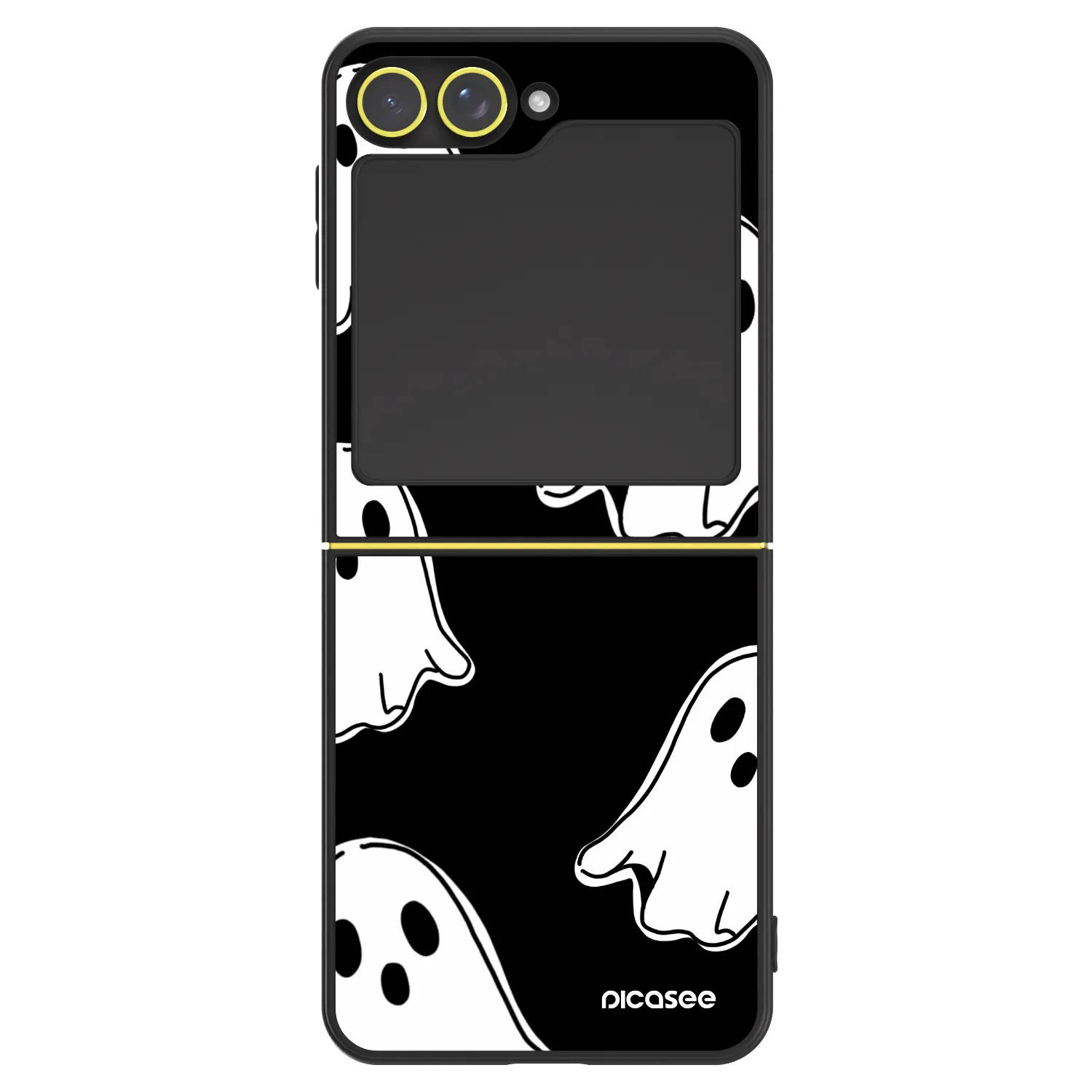 Picasee ULTIMATE CASE za Samsung Galaxy Z Flip7 FE 5G - Black ghosts