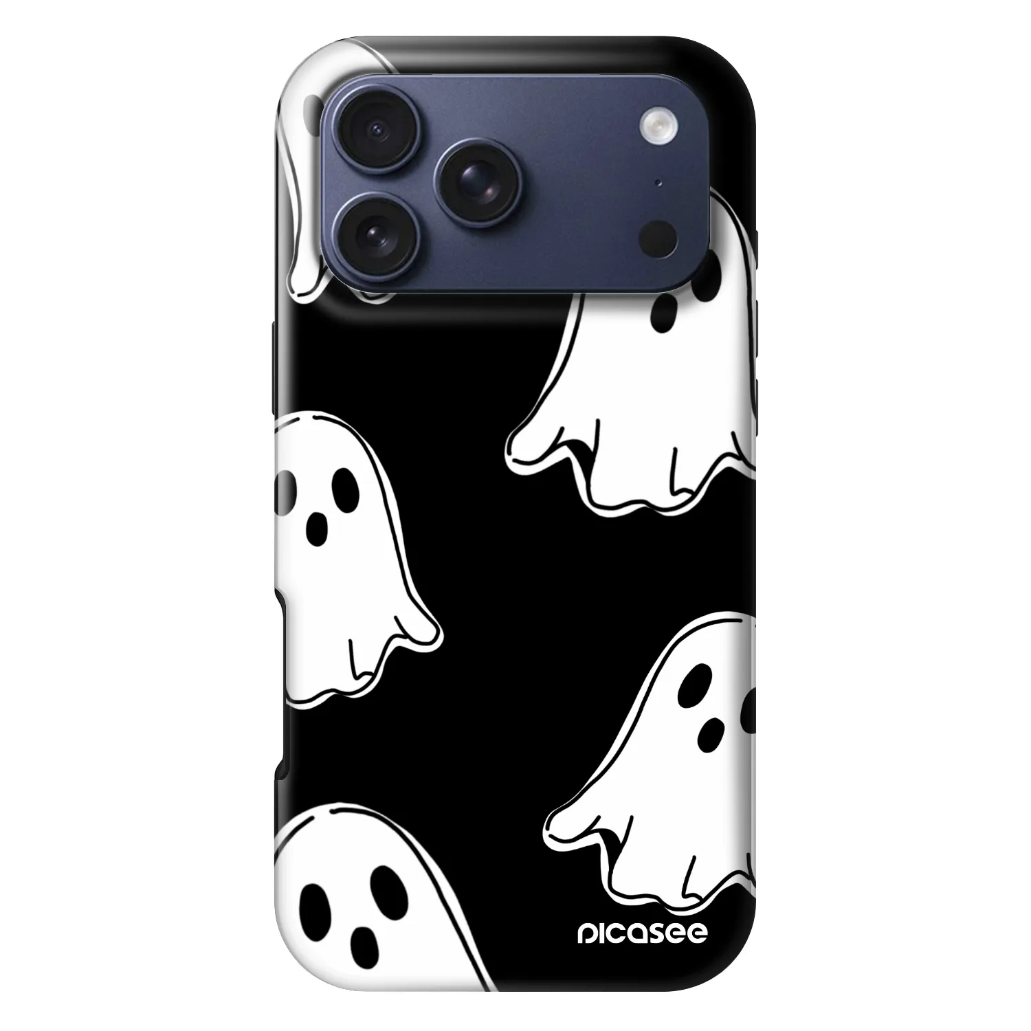 Picasee Fashion Case MagSafe za Apple iPhone 17 Pro Max - Black ghosts