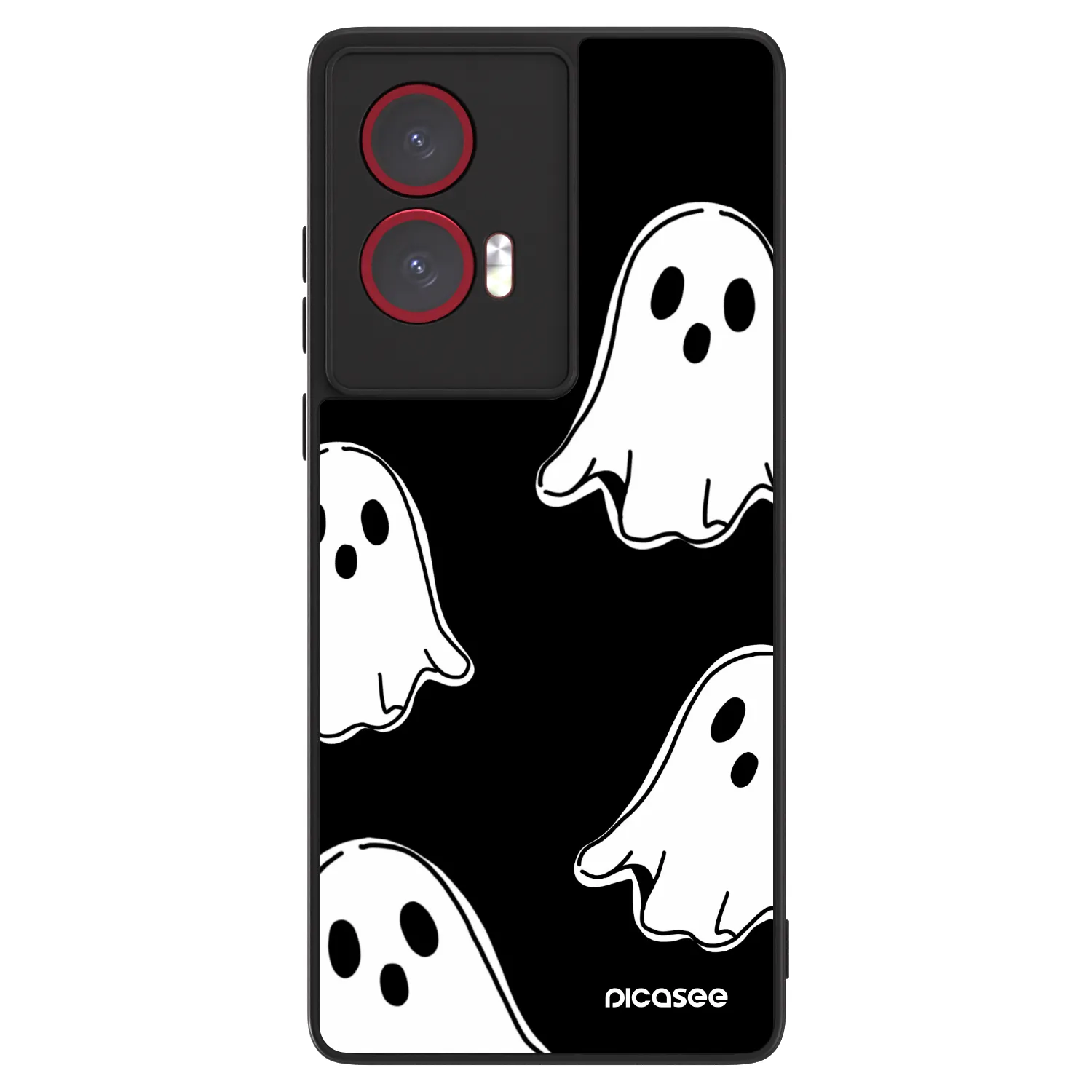 Picasee ULTIMATE CASE za Motorola Edge 50 Fusion - Black ghosts