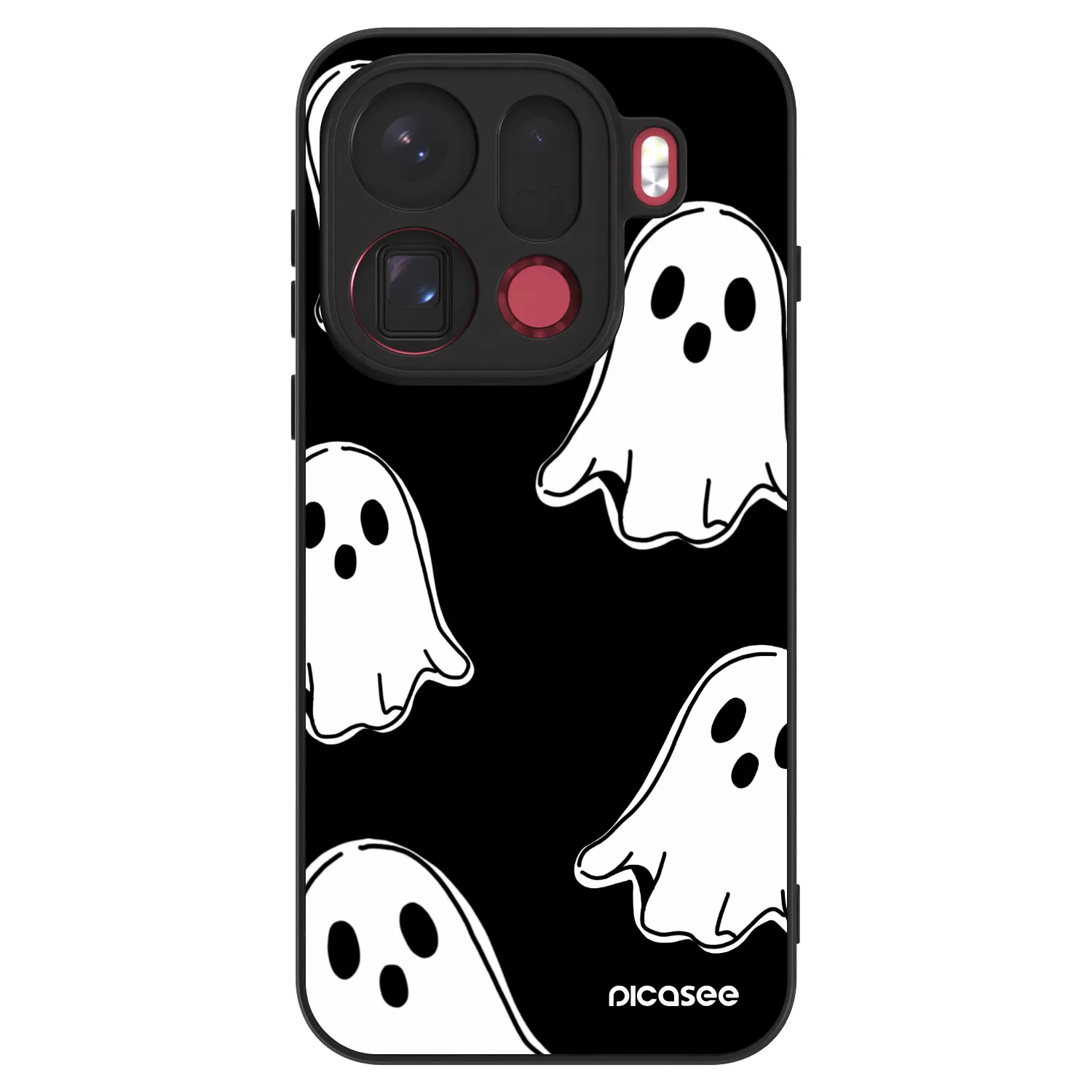 Picasee ULTIMATE CASE za OPPO Find X9 Pro - Black ghosts