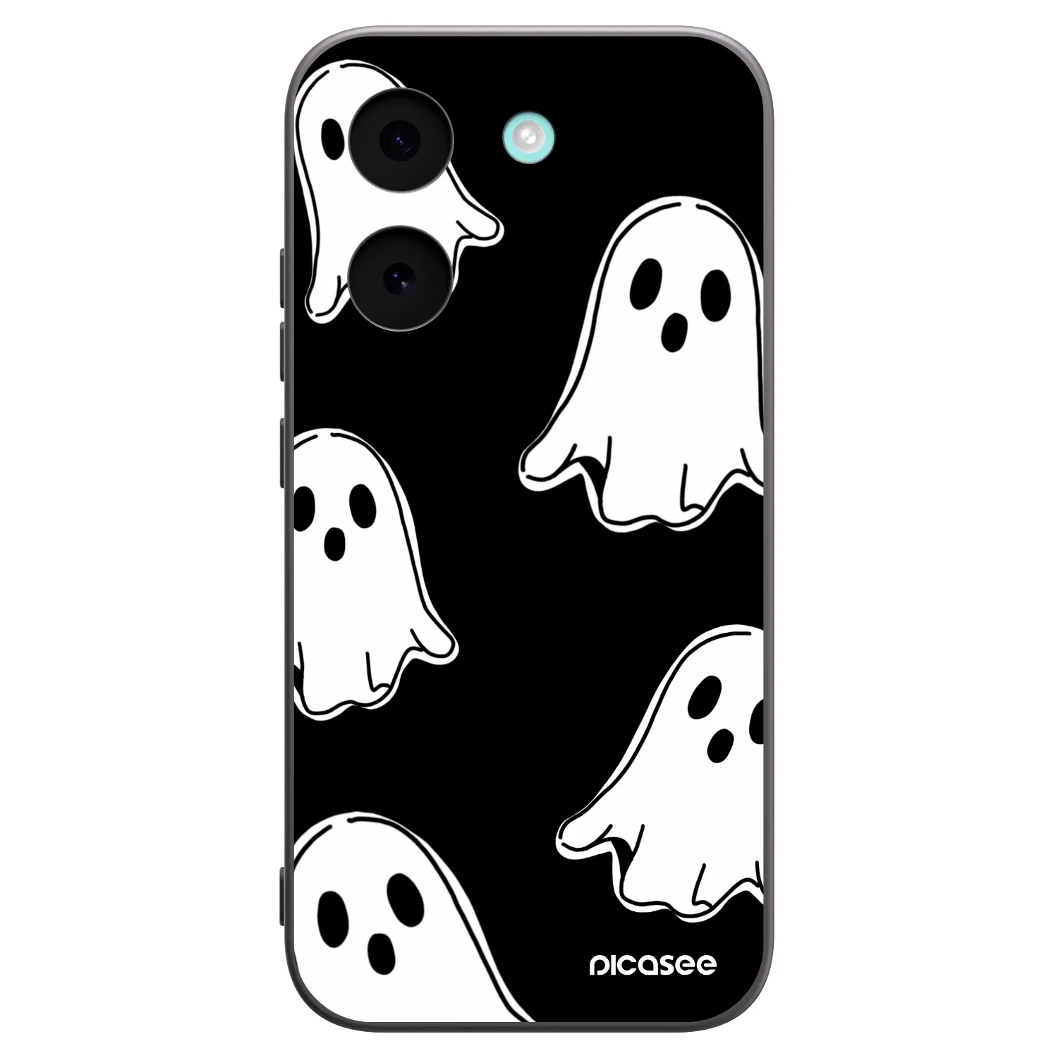 Picasee silikonski črni ovitek za Xiaomi Poco X8 Pro - Black ghosts