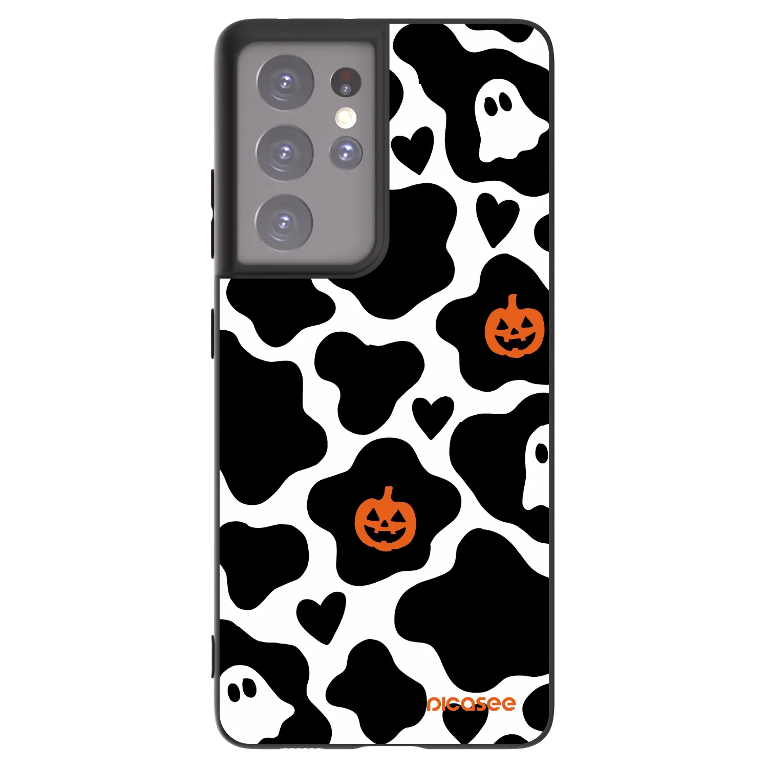 Picasee silikonski črni ovitek za Samsung Galaxy S21 Ultra 5G G998B - Boow