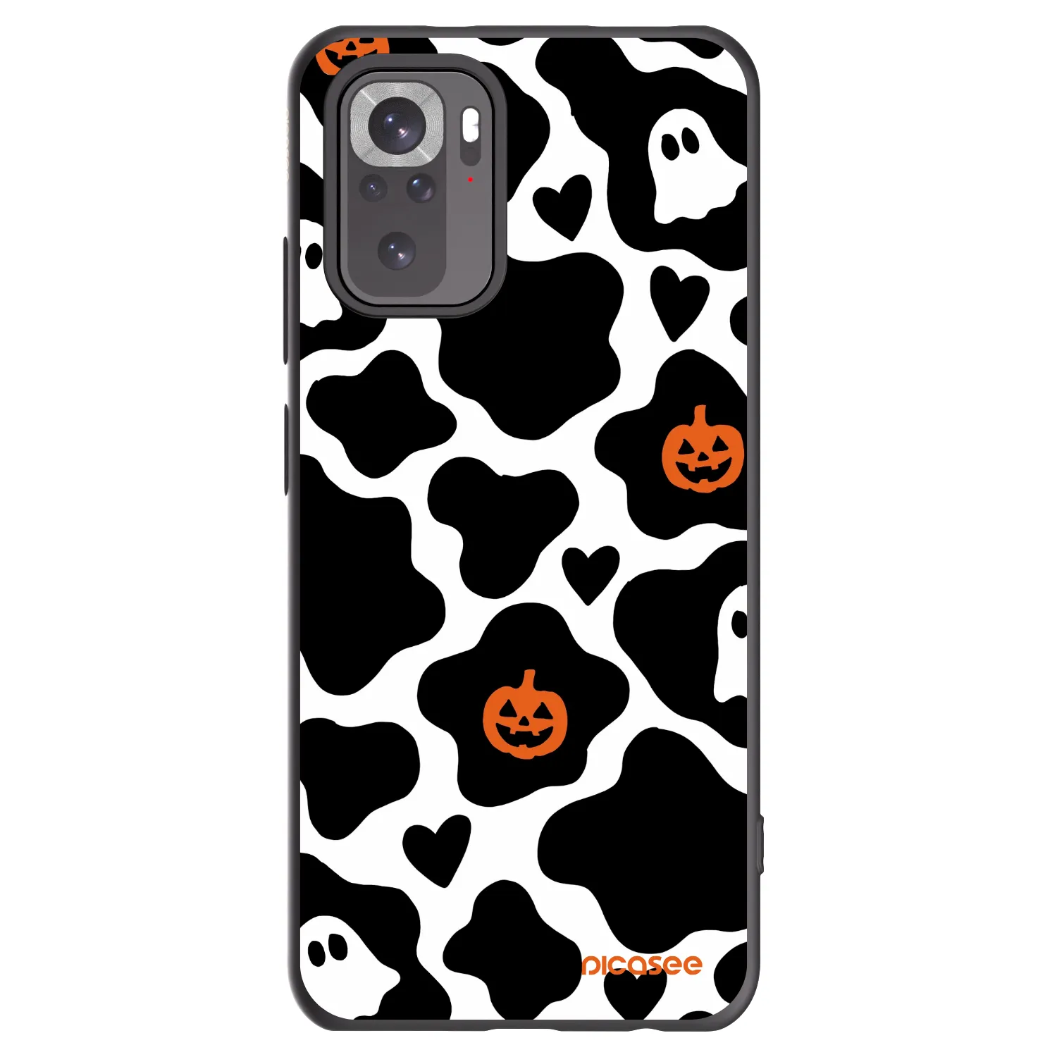 Picasee silikonski črni ovitek za Xiaomi Redmi Note 10 - Boow