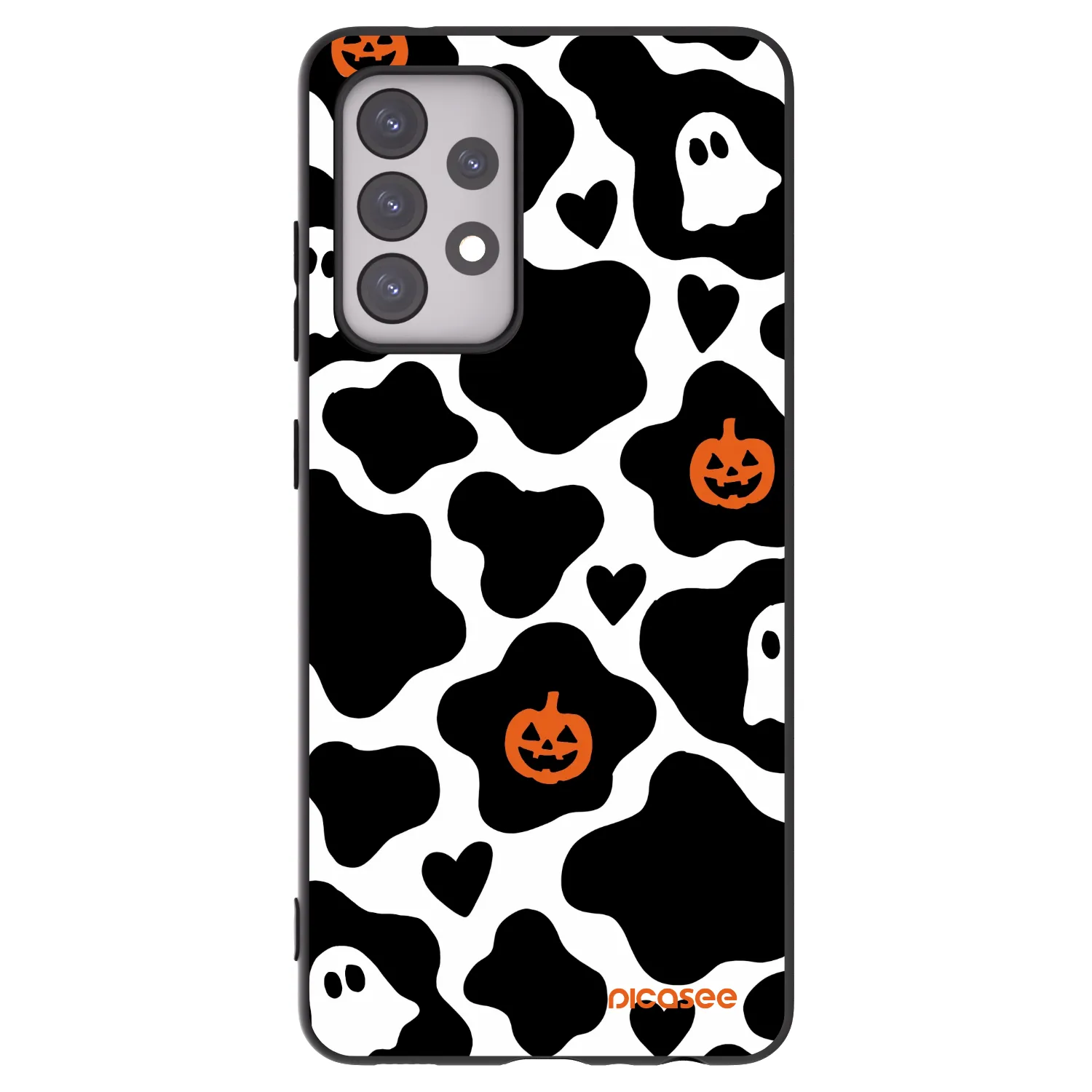 Picasee silikonski črni ovitek za Samsung Galaxy A52s 5G A528B - Boow