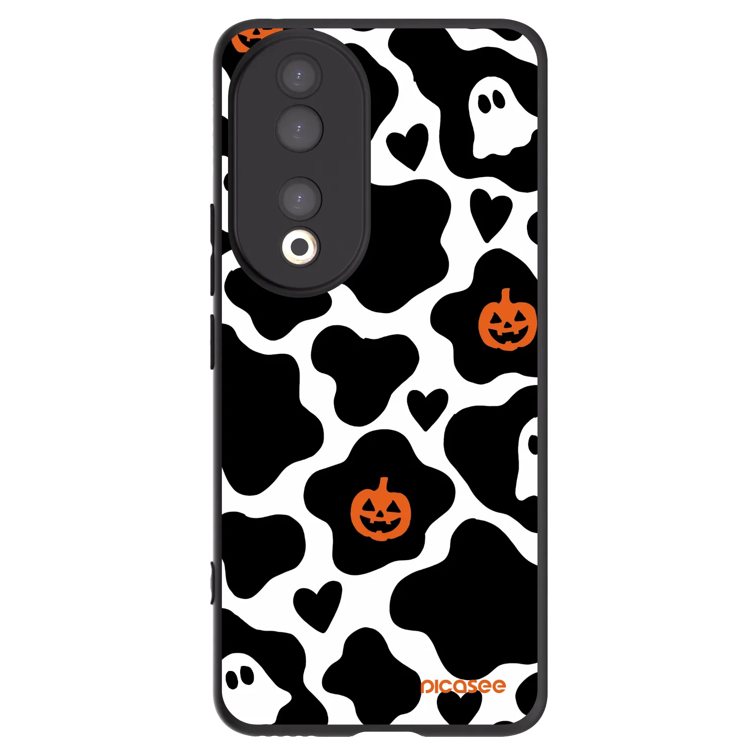 Picasee silikonski črni ovitek za Honor 90 5G - Boow