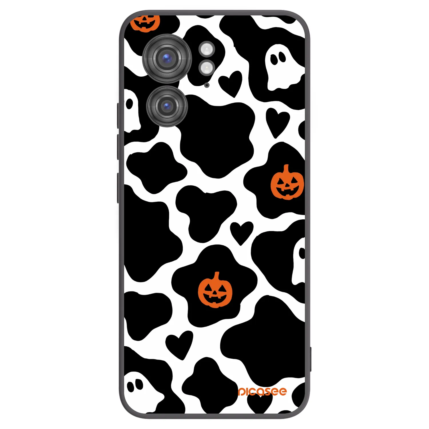 Picasee silikonski črni ovitek za Motorola Edge 40 - Boow