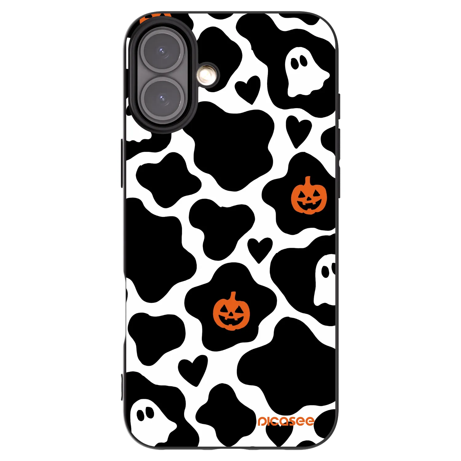 Picasee silikonski črni ovitek za Apple iPhone 16 Plus - Boow