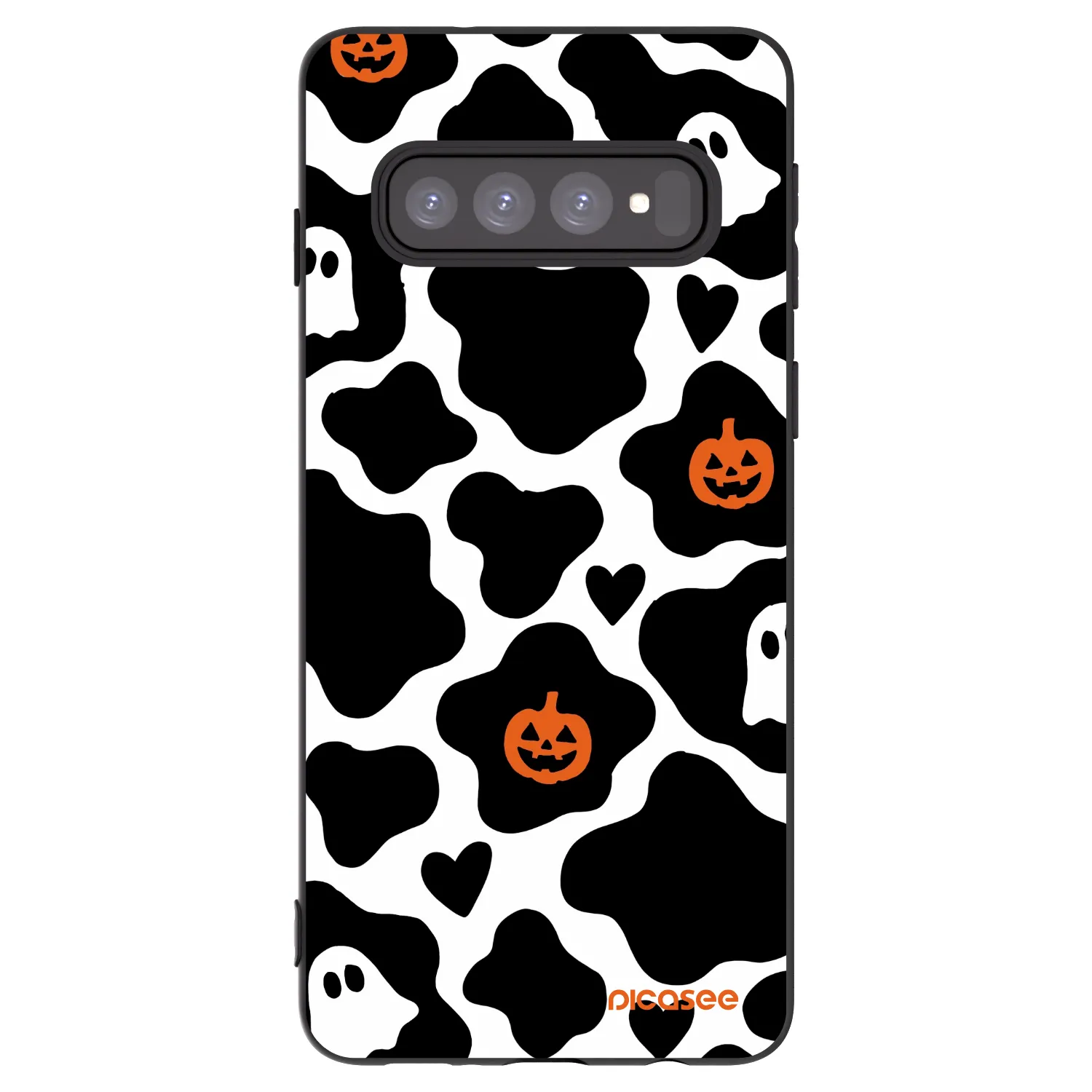 Picasee silikonski črni ovitek za Samsung Galaxy S10 G973 - Boow