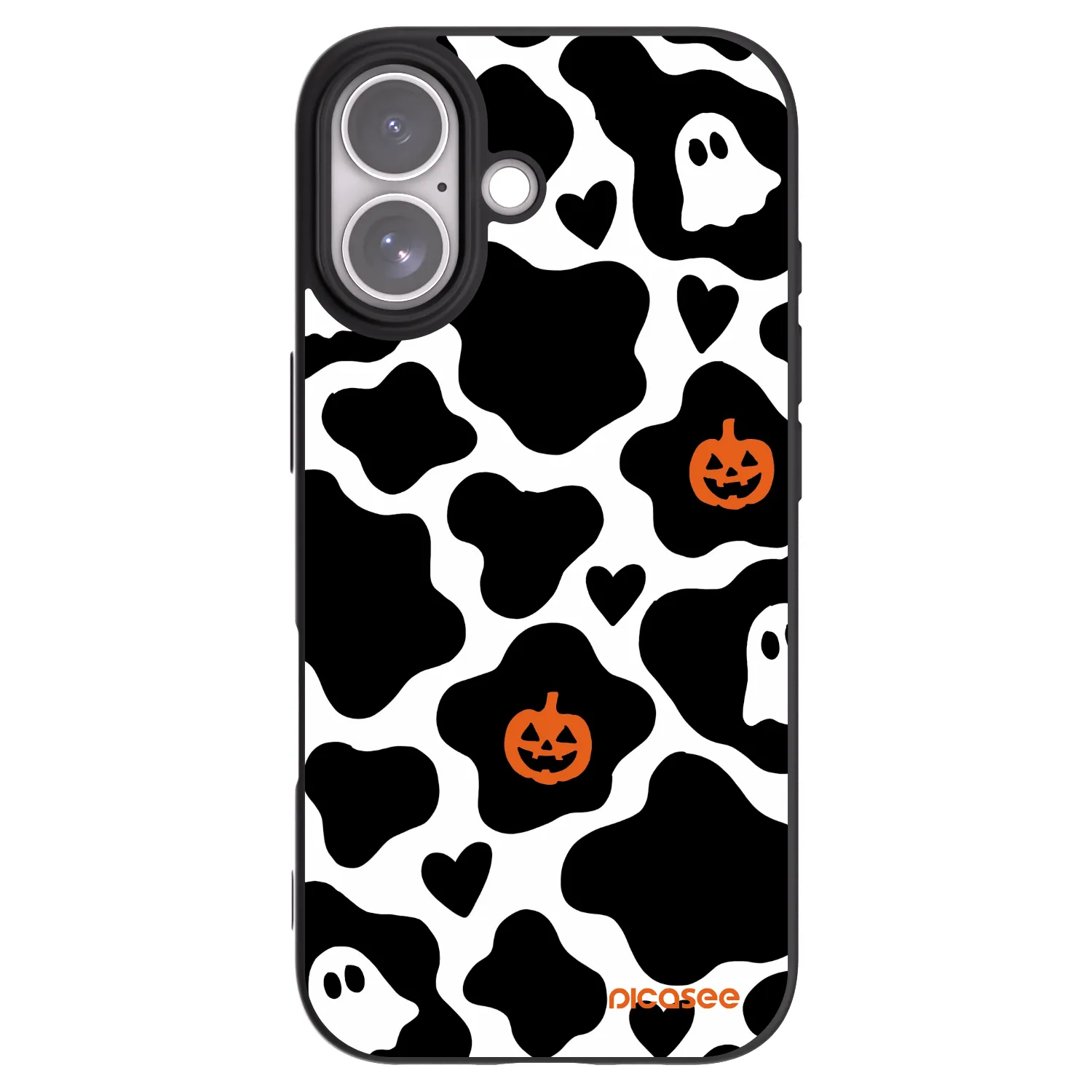 Picasee silikonski črni ovitek za Apple iPhone 17 - Boow