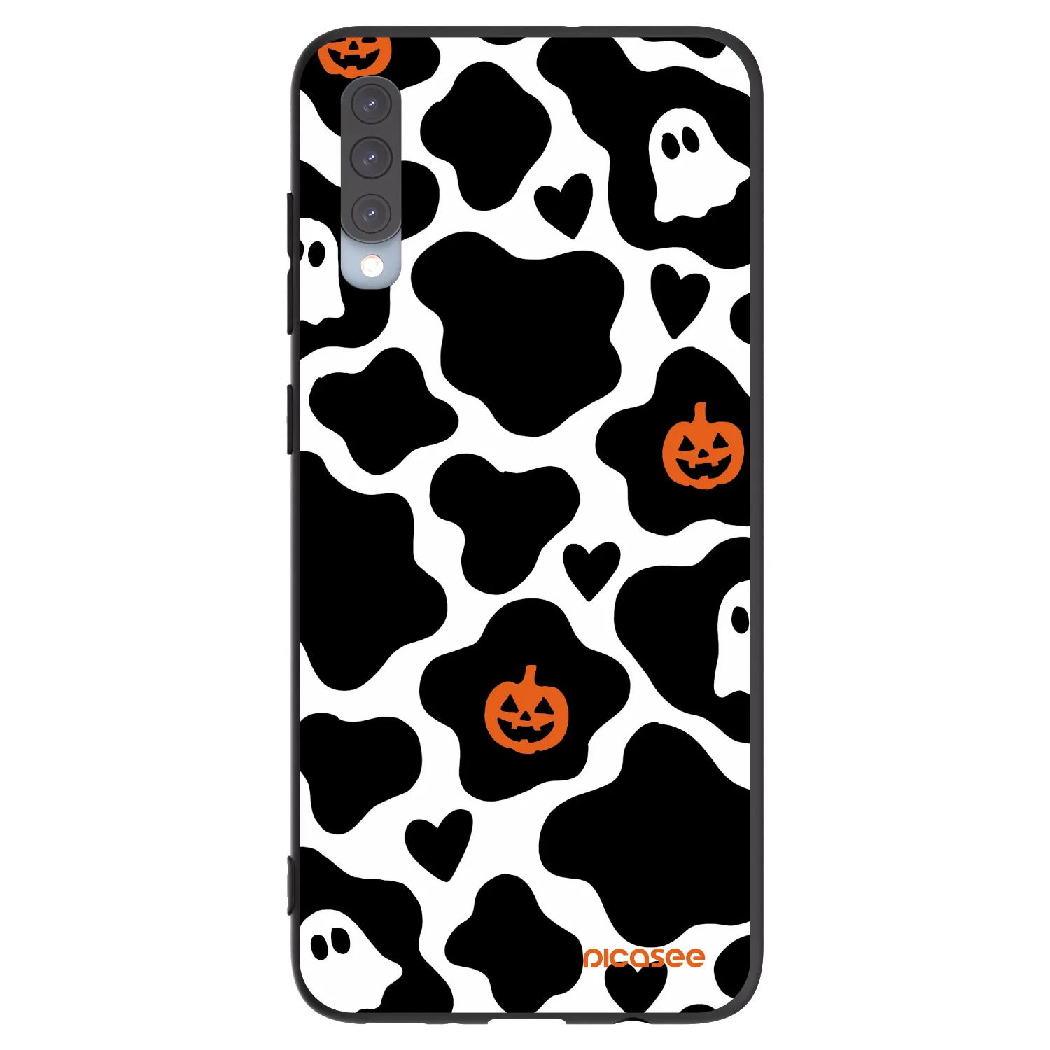 Picasee silikonski črni ovitek za Samsung Galaxy A70 A705F - Boow