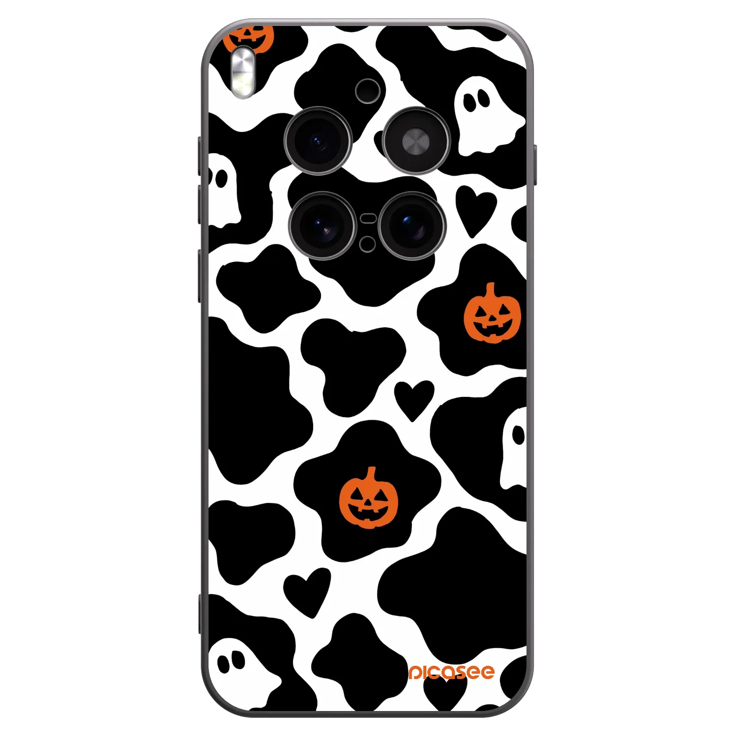 Picasee silikonski črni ovitek za Vivo X300 Pro - Boow