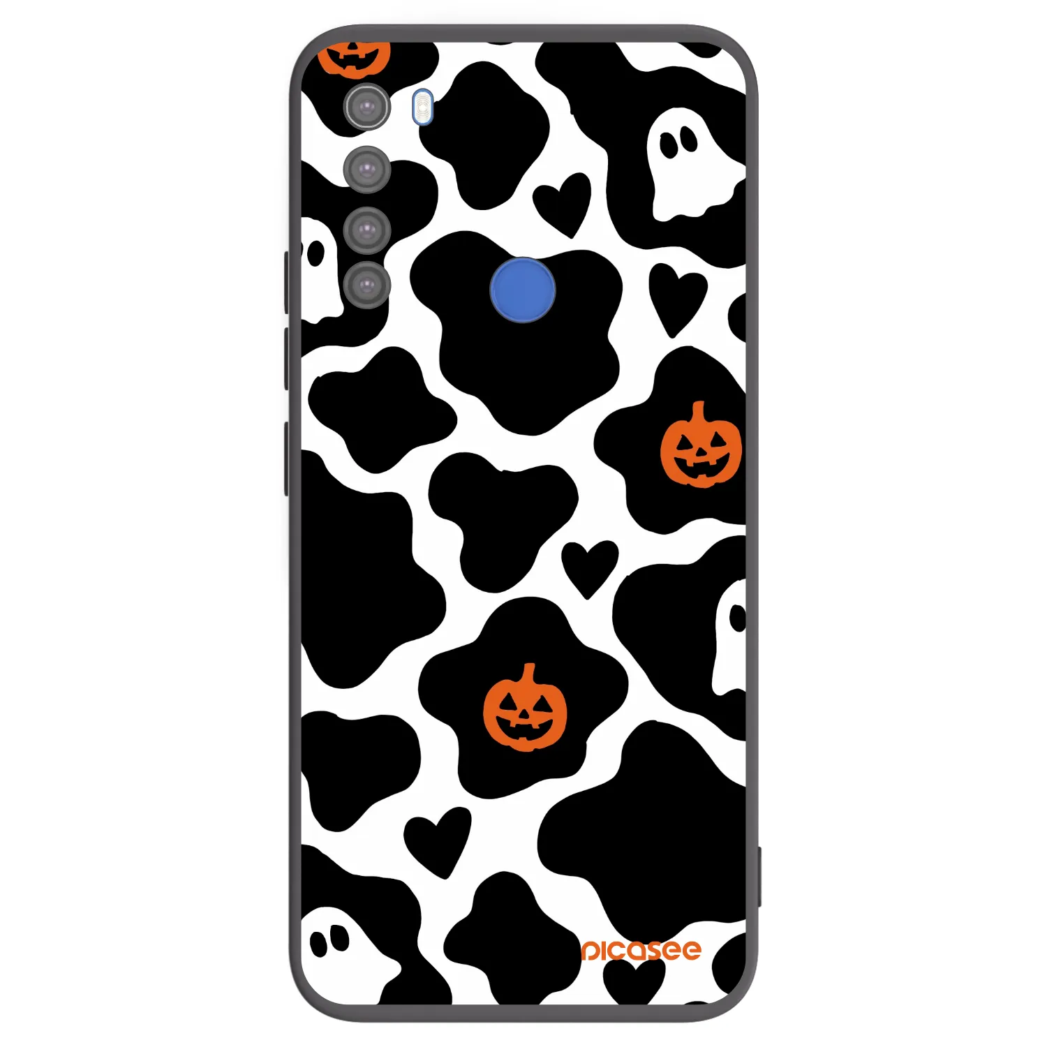 Picasee silikonski črni ovitek za Xiaomi Redmi Note 8T - Boow
