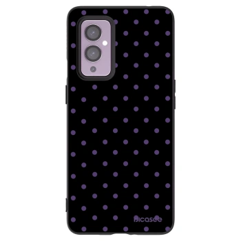 Picasee silikonski črni ovitek za OnePlus 9 - Flickers