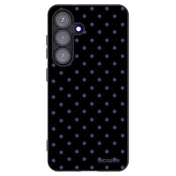 Picasee silikonski črni ovitek za Samsung Galaxy S25 5G - Flickers