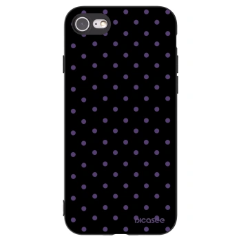 Picasee silikonski črni ovitek za Apple iPhone SE 2020 - Flickers