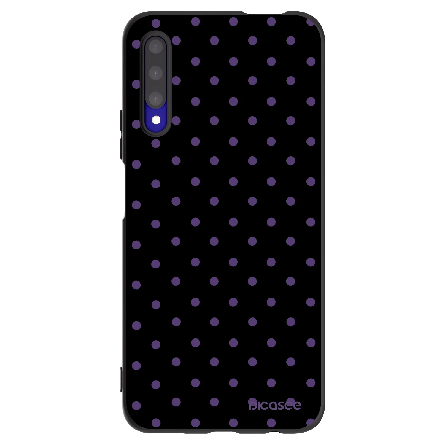 Picasee silikonski črni ovitek za Honor 9X Pro - Flickers