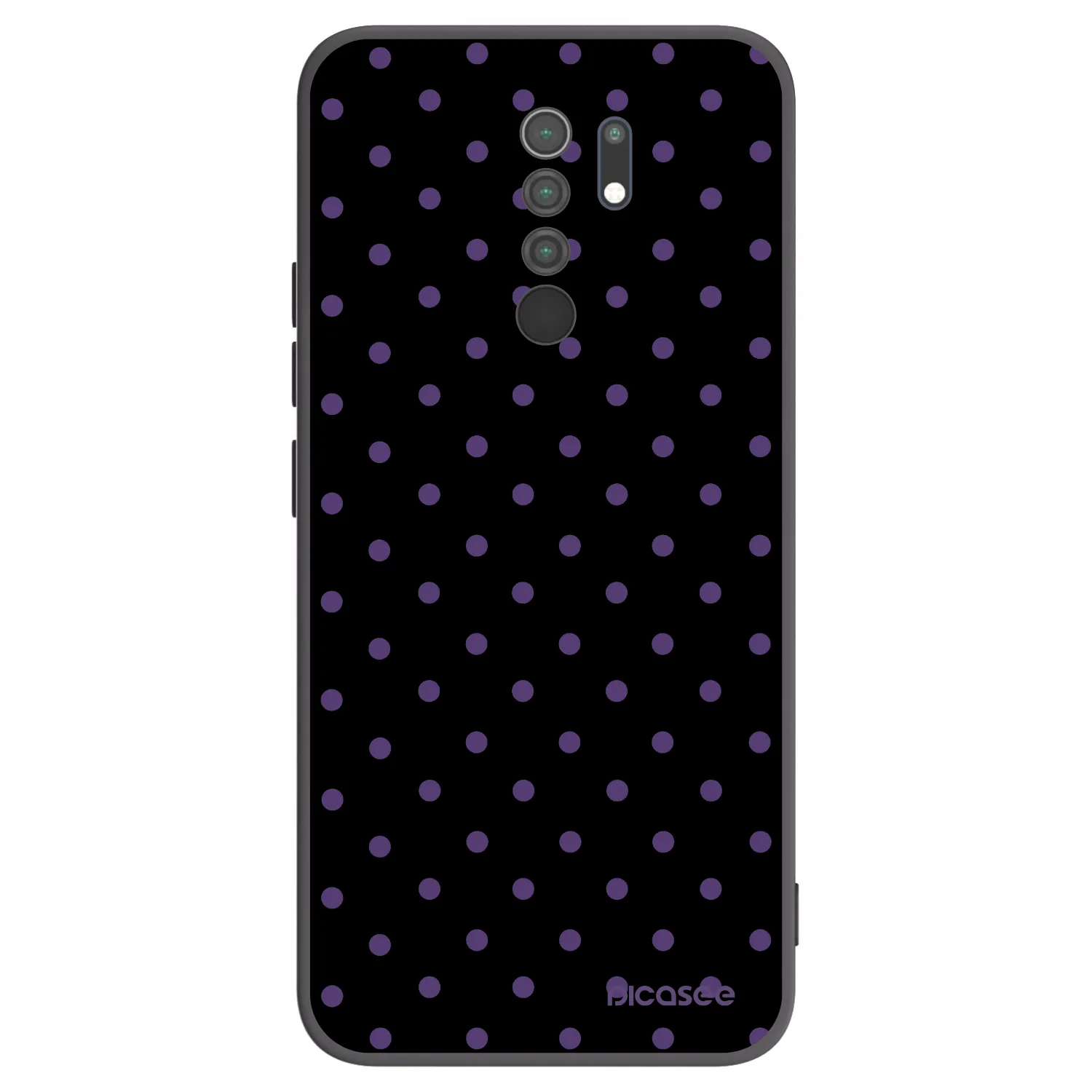 Picasee silikonski črni ovitek za Xiaomi Redmi 9 - Flickers