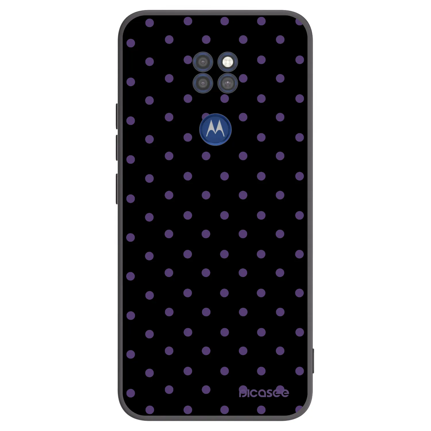 Picasee silikonski črni ovitek za Motorola Moto G9 Play - Flickers