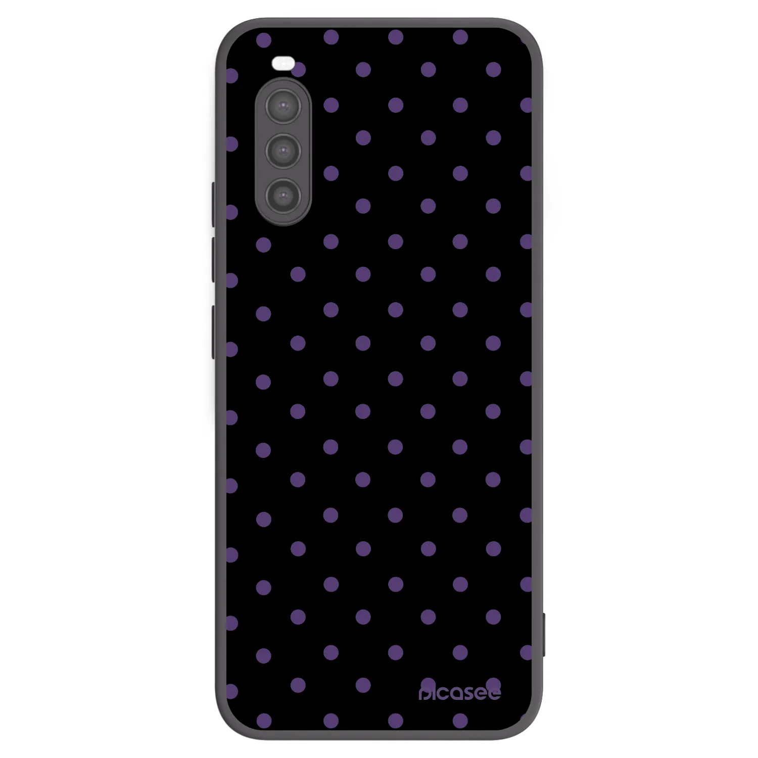 Picasee silikonski črni ovitek za Sony Xperia 10 II - Flickers